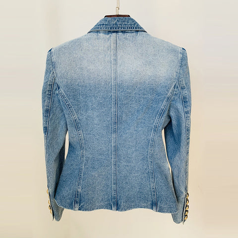 Double-breasted Denim Jacket