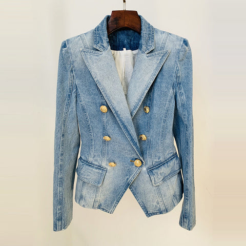 Double-breasted Denim Jacket