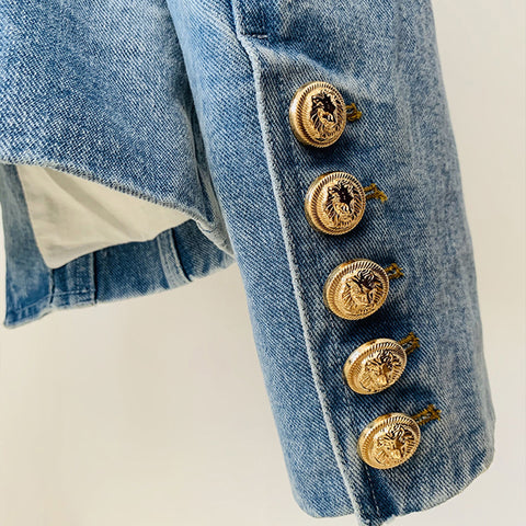 Double-breasted Denim Jacket