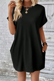 Pocketed T-shirt  Dress