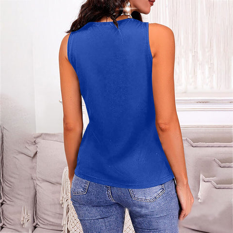 V-Neck Wide Strap Tank