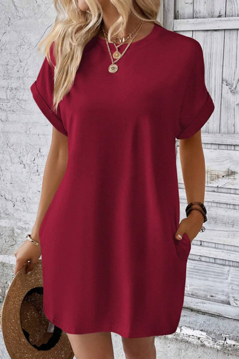 Pocketed T-shirt  Dress