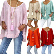 Round Neck Ruffled Top