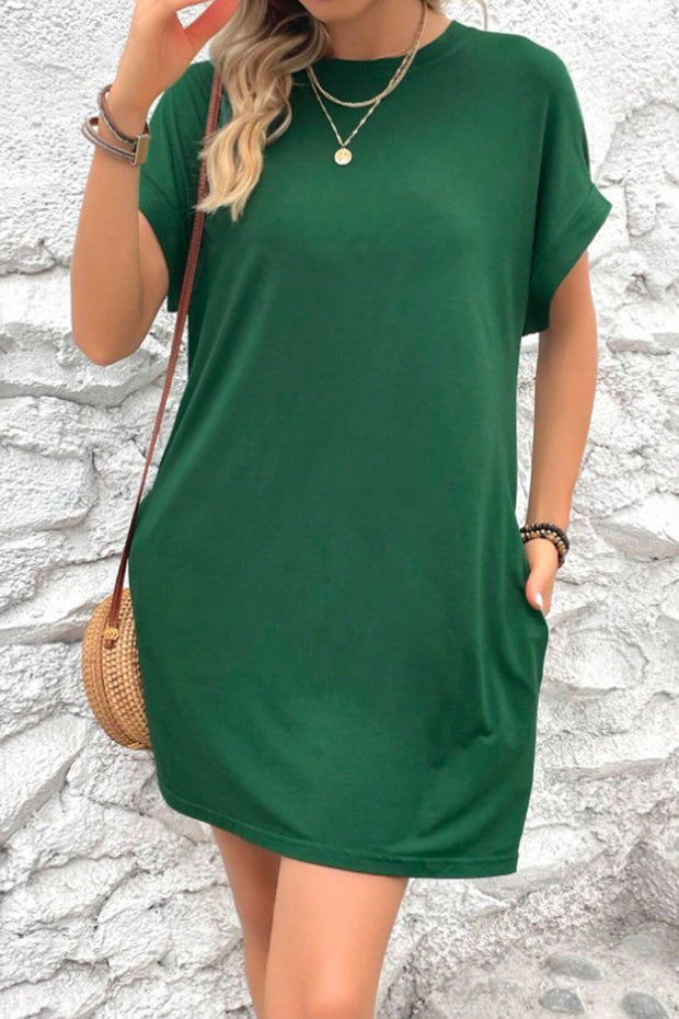 Pocketed T-shirt  Dress