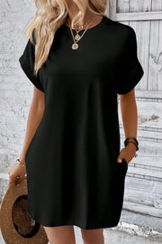 Pocketed T-shirt  Dress