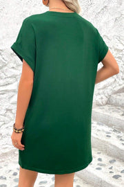 Pocketed T-shirt  Dress