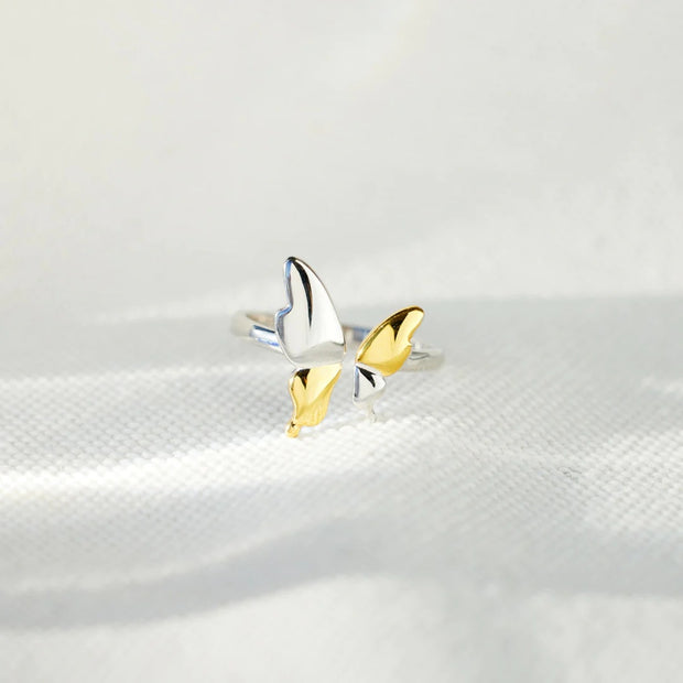 925 Sterling Silver Butterfly Ring